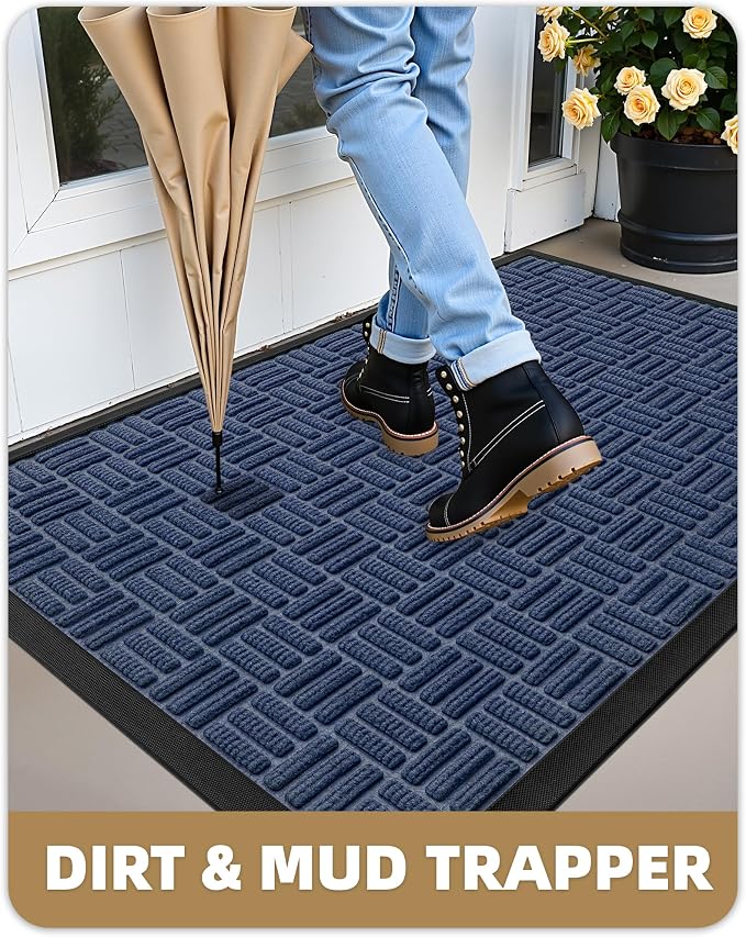 Color&Geometry Front Door Mat Outside Entrance, Heavy Duty Non Slip Low Profile - Image 3