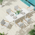 Expandable Outdoor Patio Dining Table Set by Oasbira