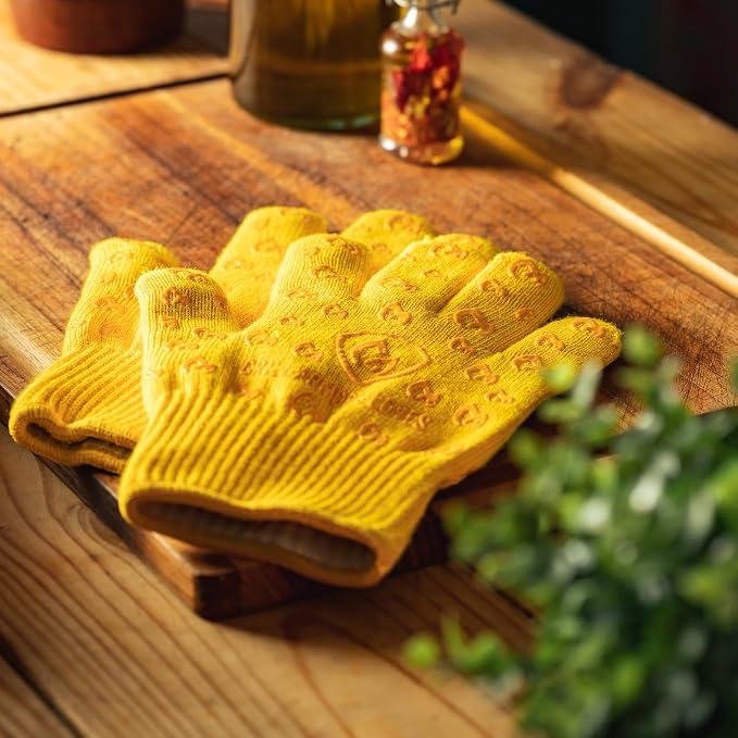 Grill Armor Oven Gloves – 932°F Heat, Fire & Cut Resistant Mitts - Image 3