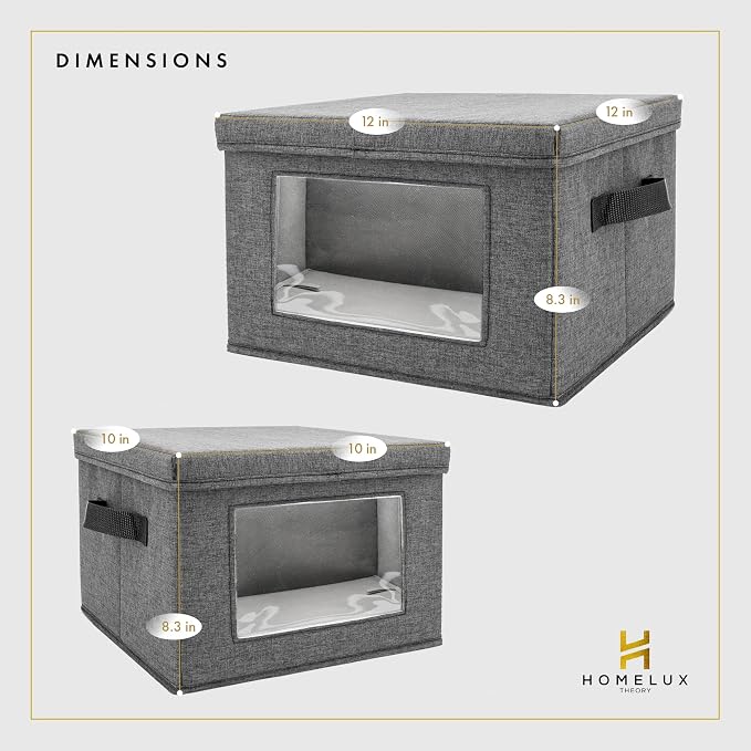 HOMELUX THEORY Hard Shell China Storage Containers - Image 2