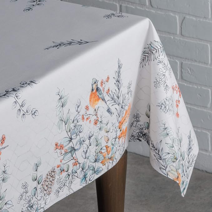 Maison d' Hermine Table Cloth Rectangle Table 100% Cotton 60 x 90 Inches Fall - Image 9