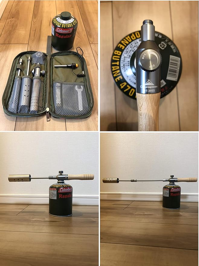 CAMPINGMOON Camping Grill Torch Dual Fuel Head Flame Adjustable - Image 7