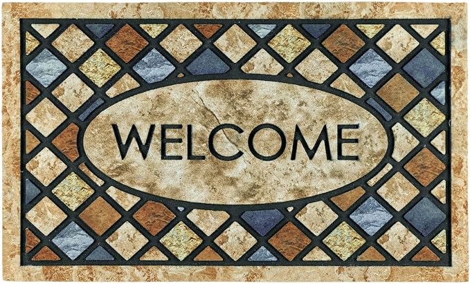 CHICHIC Welcome Door Mat 24x 36 Inch Front Doormat Outdoors by CHICHIC
