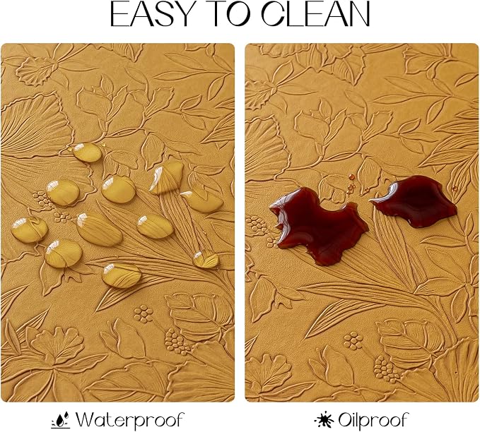Romanstile Vinyl Placemats Set of 8-12 X 18 Inch - Image 4