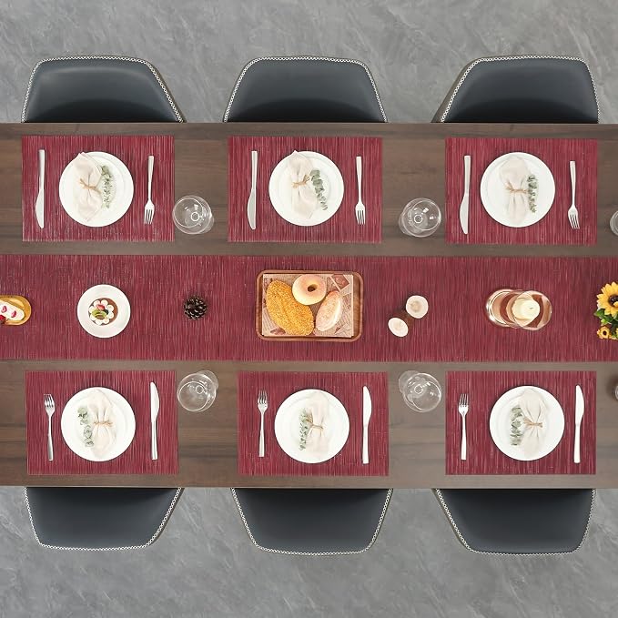 Myir JUN Table Runner, Vinyl Table Runner Indoor 55 Inch Long Arbitrarily - Image 9