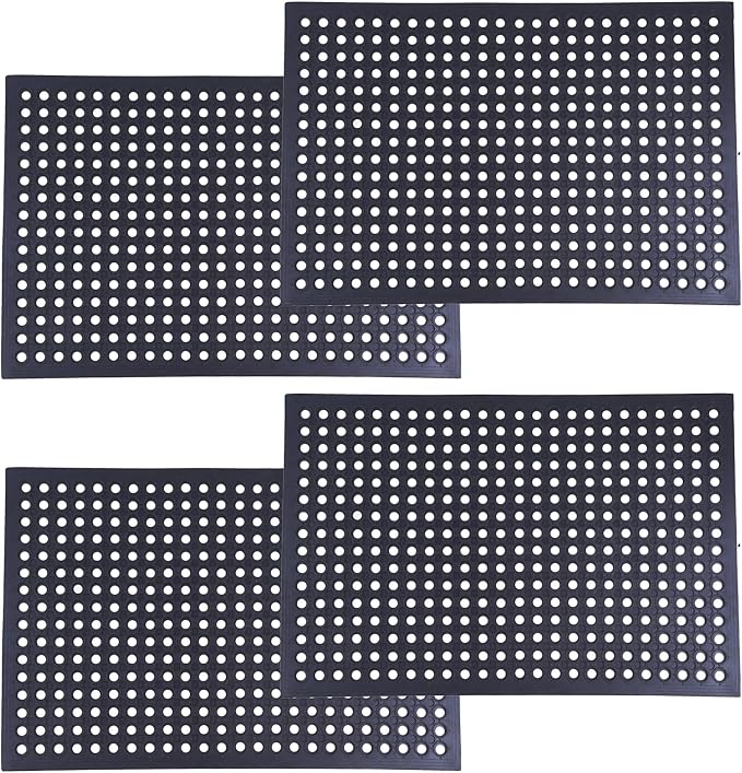 Outdoor Mat, Odorless Flexible Entrance Floor Mat, Anti-Slip Workplace Mats by ZincOrange