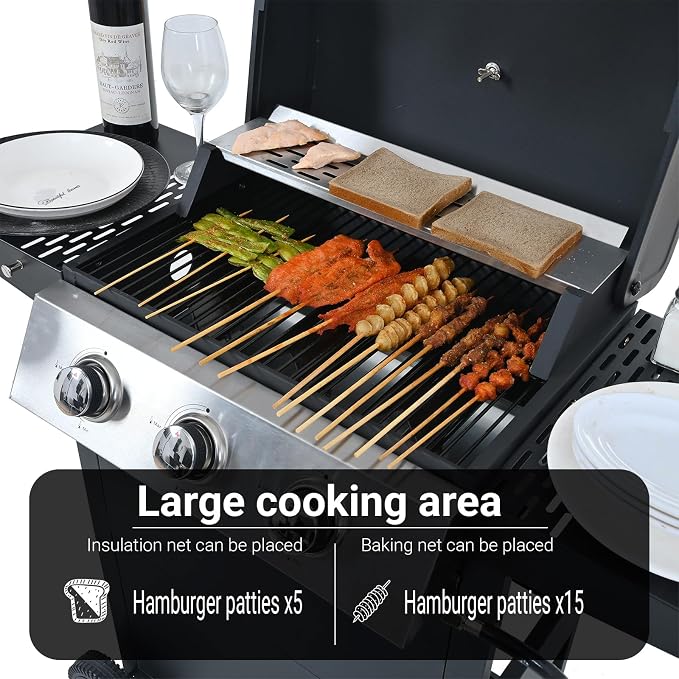 Endark 26, 000 BTU 3-Burner Propane Grill - Image 7