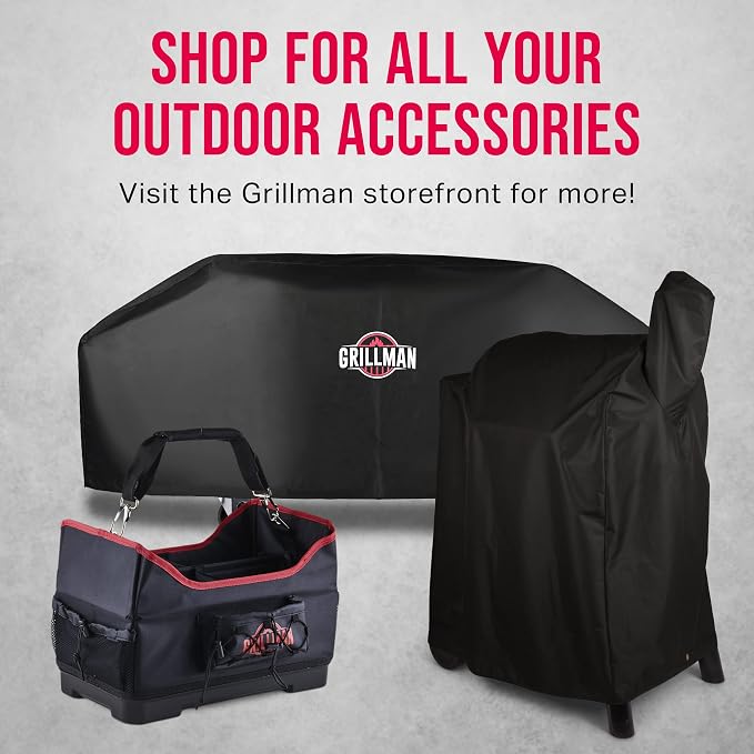 Grill Cover by Grillman, 49 Inch, BBQ Outdoor Grill Covers, Charcoal & Gas - Image 9