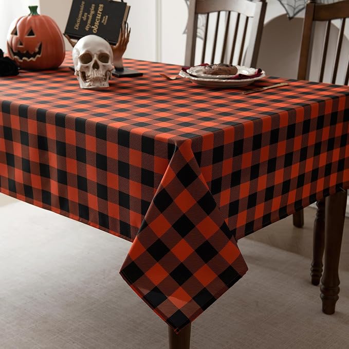 Classic Gingham Buffalo Tablecloth Fabric - Image 9
