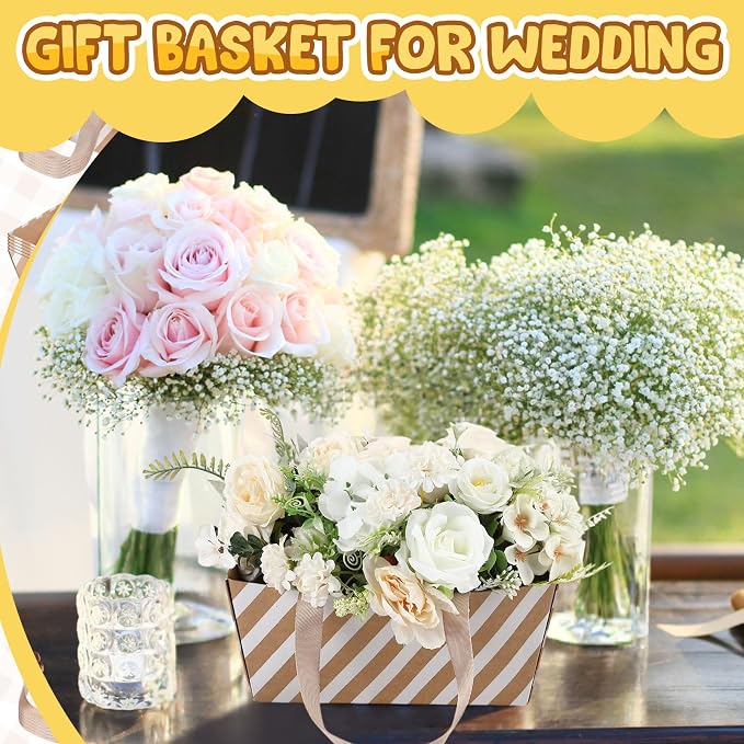 Pinkunn 48 Pcs Basket for Gifts Empty DIY Bulk Party Gift Basket Kit - Image 5