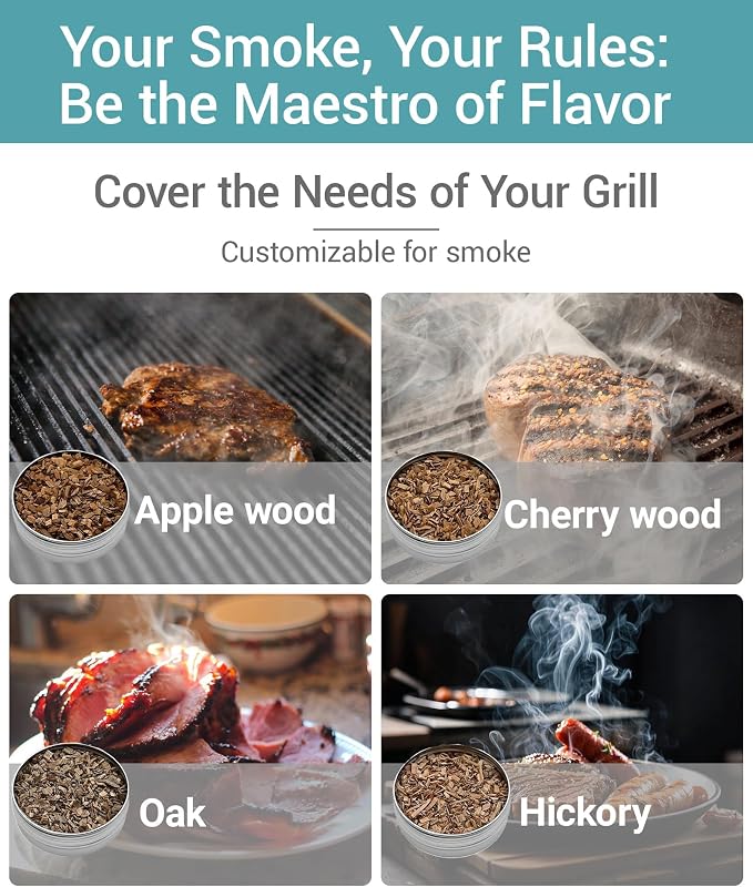 Cold Smoke Generator for BBQ Grills, Hot/Cold Smoker for Cheese, Meat & Fish - Image 9