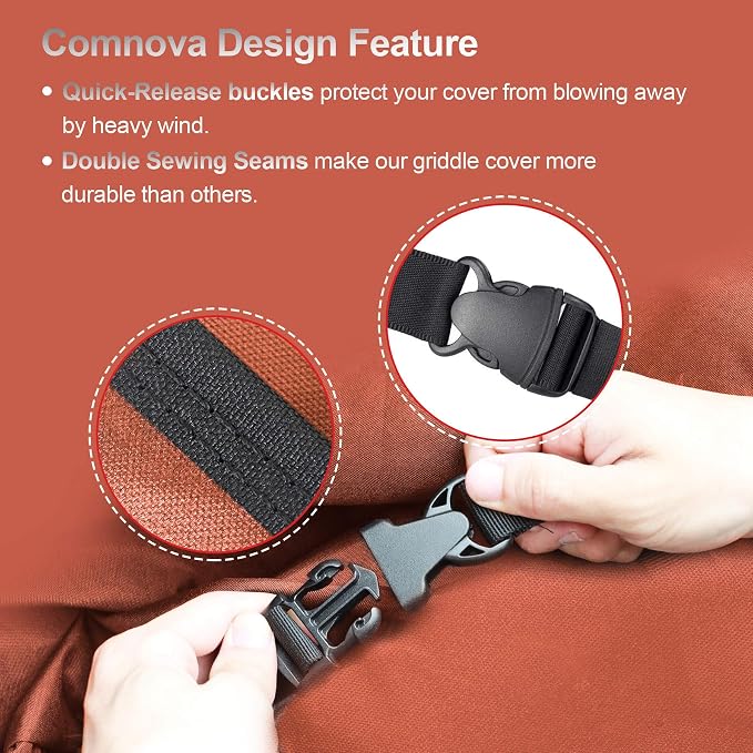 Comnova Griddle Cover for Blackstone Griddle Without Hood 36 Inch - Image 6