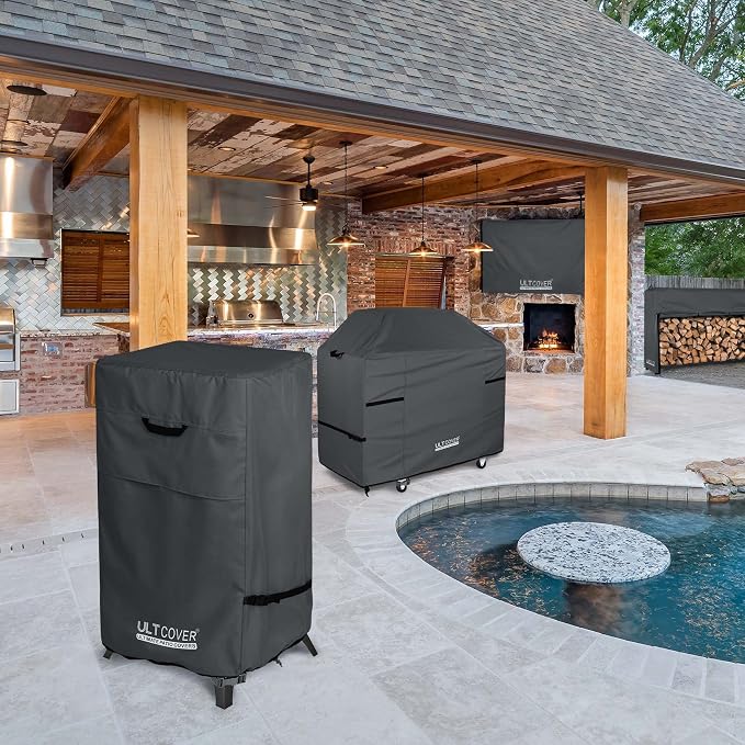 ULTCOVER Waterproof Vertical Electric Smoker Cover 40 inch - Image 6