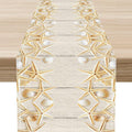 Summer Table Runner, Rustic Wood Plank Beach Starfish Seashells Coastal by Unknown