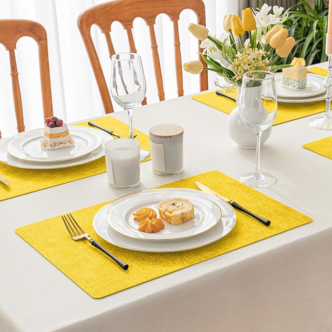 Romanstile Vinyl Placemats Set of 12-12 X 17 Inch - Image 2