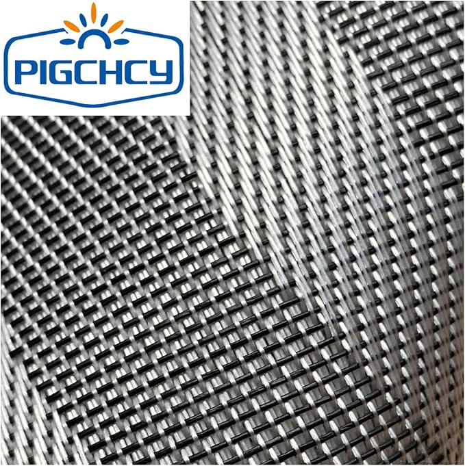 PIGCHCY Round Placemat Set of 6 Heat Resistant Vinyl Washable Kitchen 15 inch - Image 4