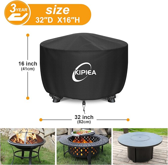 Kipiea Round Fire Pit Cover - Image 2