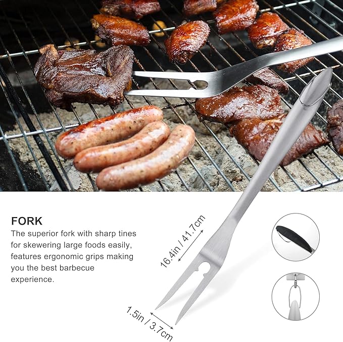 grilljoy 8PCS BBQ Grill Tools Set - Image 5
