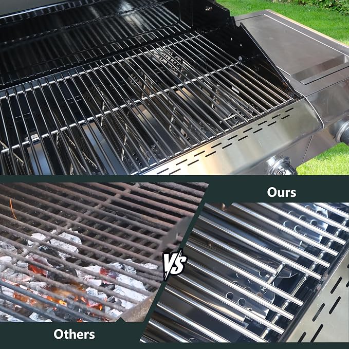 Stainless Steel Cooking Grate, Heat Shield and Burner Kit - Image 7