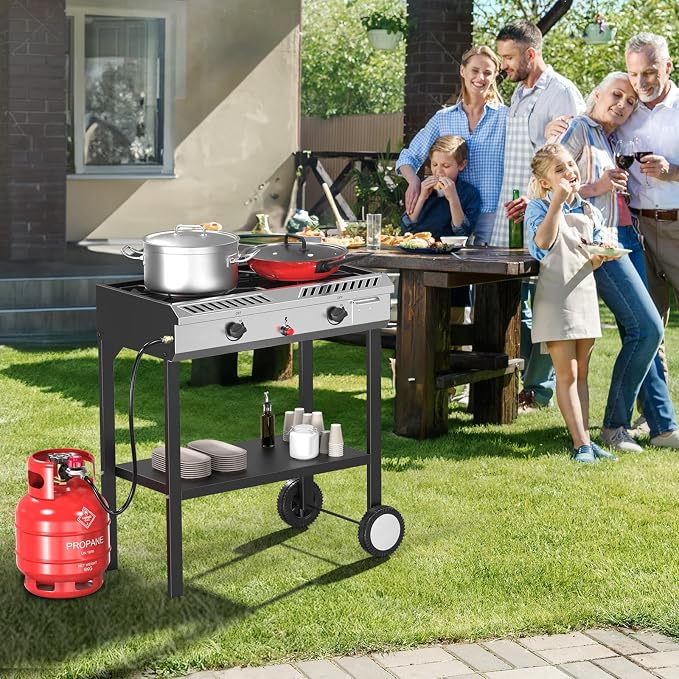 Bonnlo 2 Burner Propane Gas Stove - Image 7