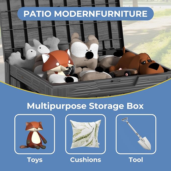 30 Gallon Waterproof Outdoor Storage Box - Image 4