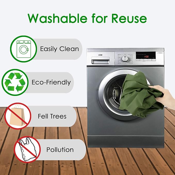 BeeGreen Green Reusable Grocery Bags Wholesale Green Reusable Kitchen Bags Bulk - Image 5