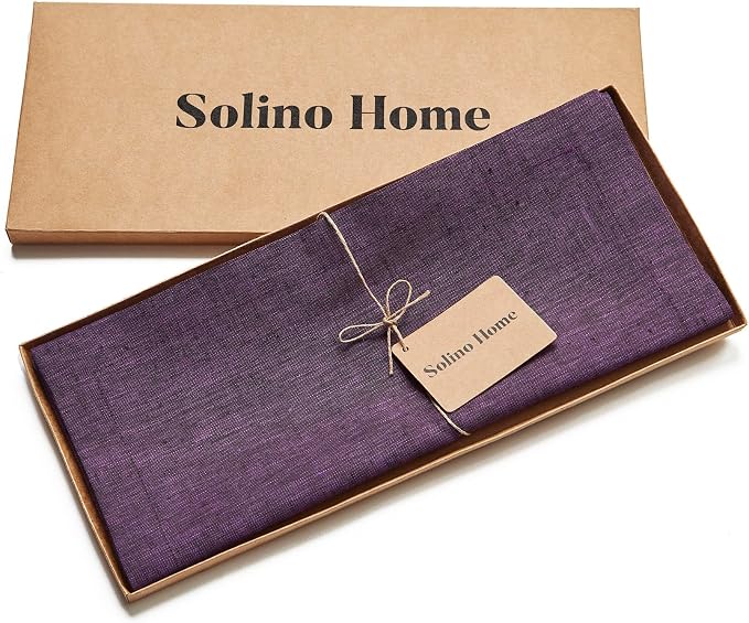 Solino Home Linen Small Table Runner 60 Inches - Image 5
