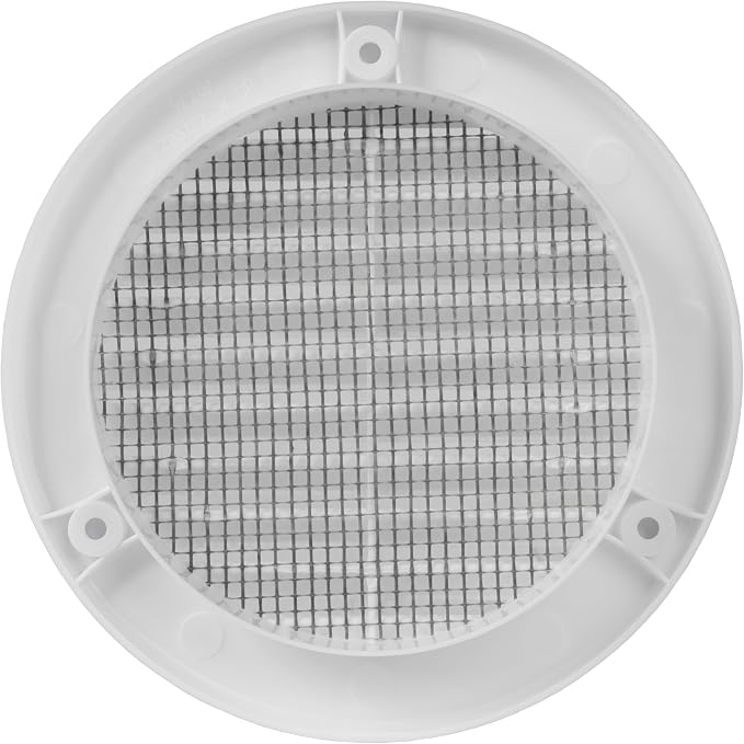 4 Inch White Air Vent Cover – Pack of 10 – Plastic Round Air Vent Grill Cover - Image 9