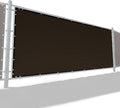 Royal Shade Custom Size 4' x 1' Brown Fence Privacy Screen Windscreen Cover by RoyalShade
