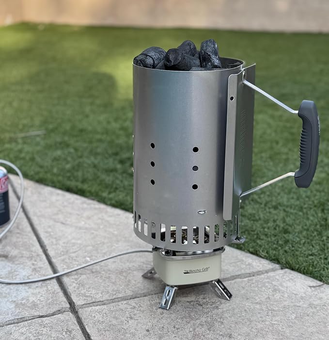 The Bincho Grill Charcoal Starter Gas Burner – 12, 800W High Heat Mini Stove - Image 6