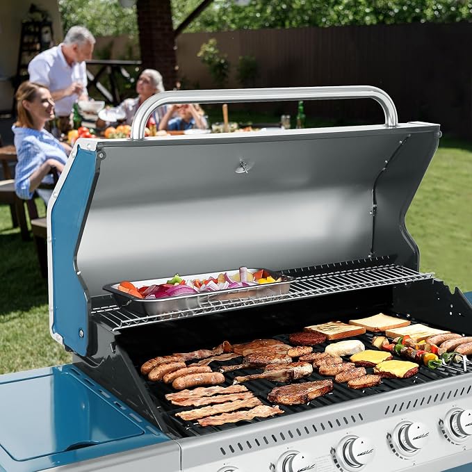 Royal Gourmet GA6402B 6 Burner Propane Gas Grill - Image 6