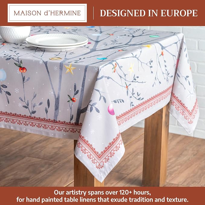 Maison d' Hermine Table Cloth Rectangle Table 100% Cotton 54 x 72 Inches Fall - Image 2