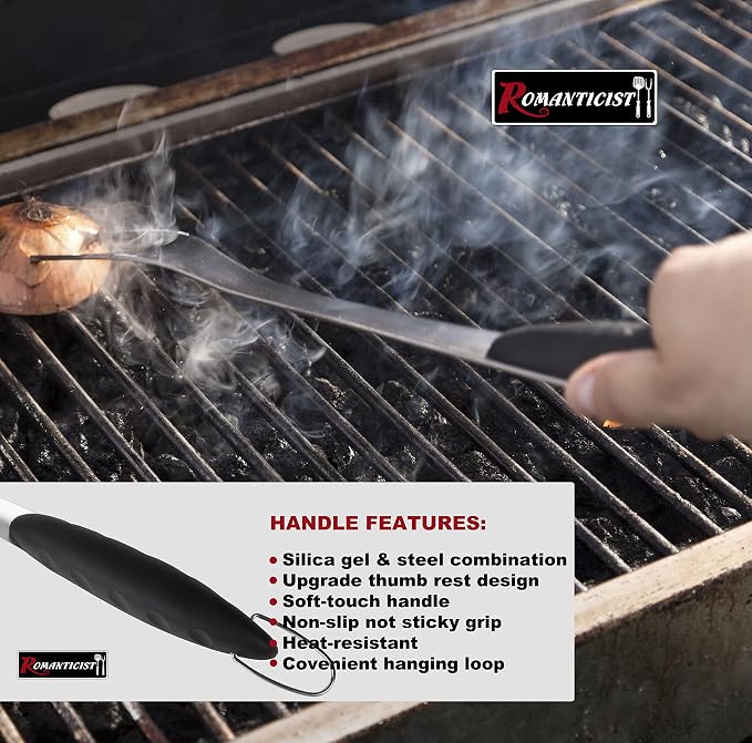 ROMANTICIST 4pcs Heavy Duty Grill Accessories - Image 4