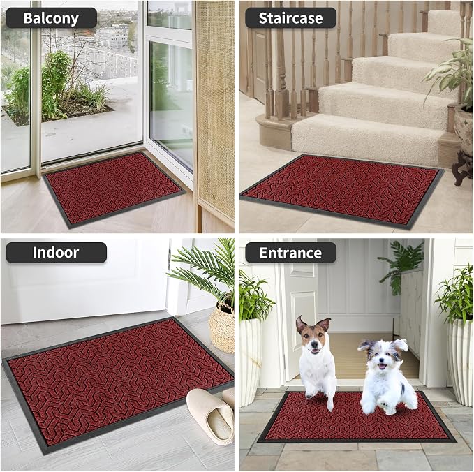 Yimobra Extra Large Door Mat Outside Entrance 60x36, Waterproof Heavy Duty - Image 7
