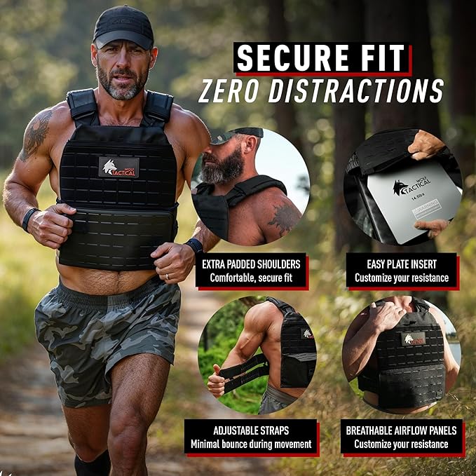 Wolf Tactical Adjustable Weighted Vest - Image 4