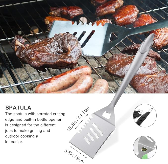 grilljoy 8PCS BBQ Grill Tools Set - Image 3