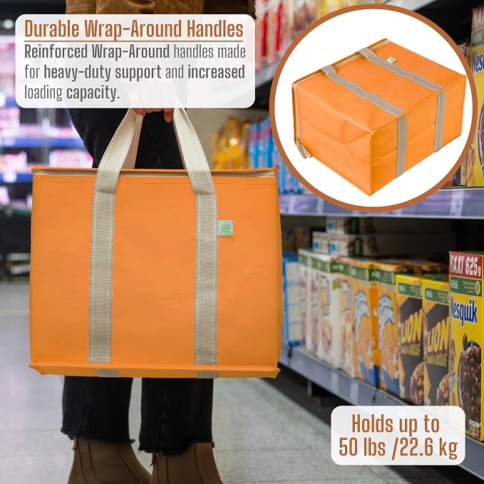 VENO 2 Pack Cooler Bag and Insulated Grocery Bags - Image 6