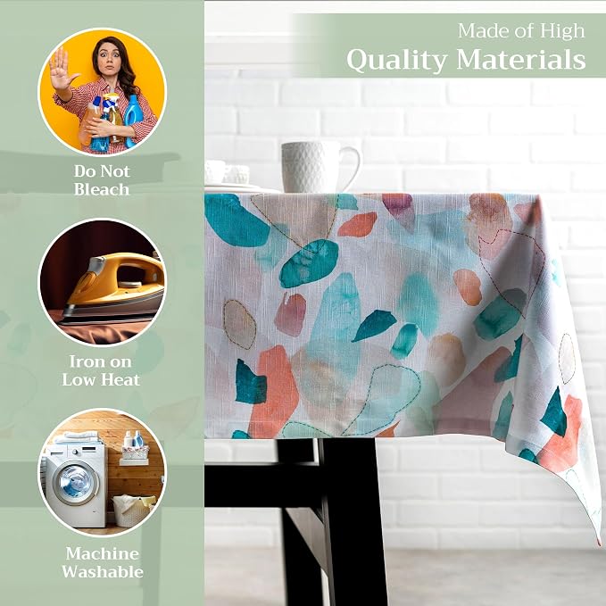 Maison d' Hermine Table Cloth Rectangle Table 100% Cotton 54 x 72 Inches - Image 3