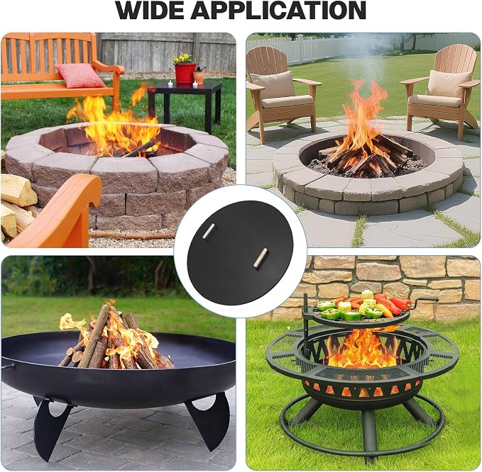 Fire Pit Lid Cover Round - Image 6