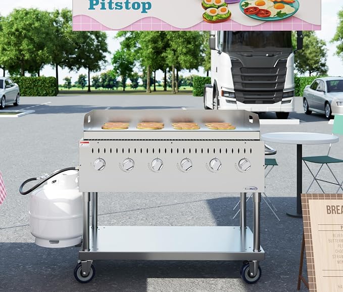 48 in. Commercial Outdoor Propane Gas Grill - Image 4