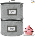 HOMELUX THEORY Dessert Plate Storage Box, Kitchen Storage Bins by HomeluxTheory