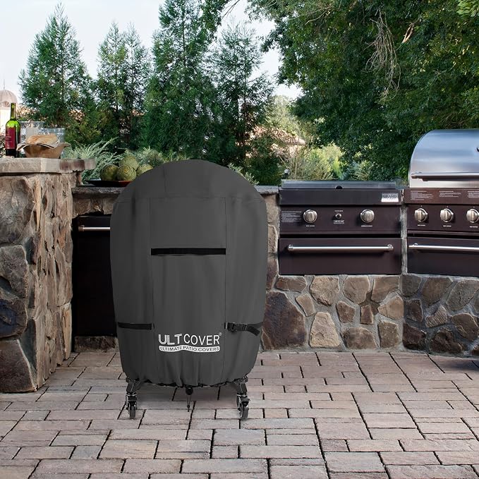 ULTCOVER Outdoor Waterproof Charcoal Kamado Joe Grill Cover - Image 6