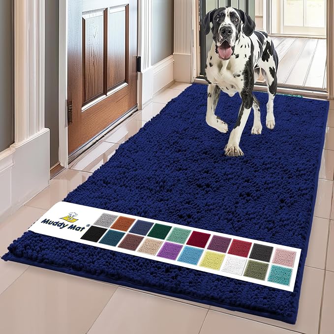 Muddy Mat® | Super Absorbent Door Mat Indoor, Microfiber Quick Dry Chenille by MuddyMat%C2%AE