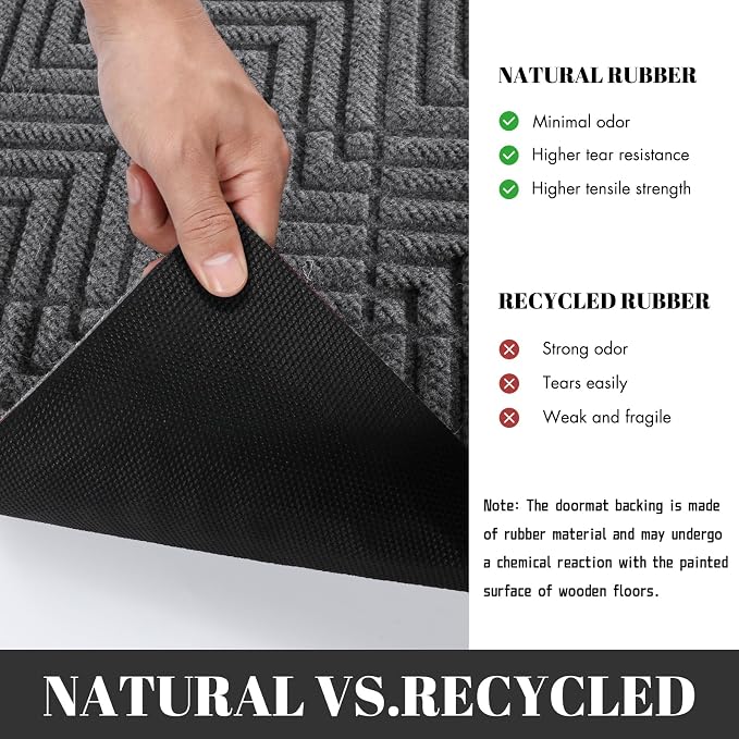 Yimobra Door Mats Outdoor 29.5x17, All-Season Waterproof Outdoor Mats - Image 6