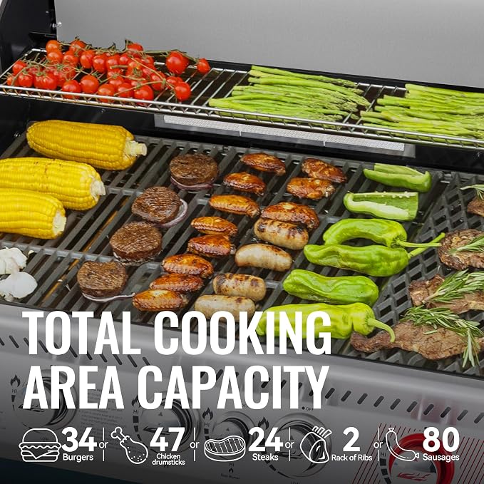 Royal Gourmet GA5403B 5 Burner Propane Gas Grill - Image 4