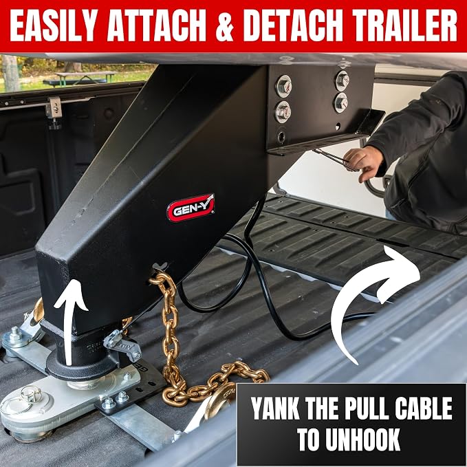 GEN-Y Hitch Fifth Wheel to Gooseneck Static Pin Box - Image 3