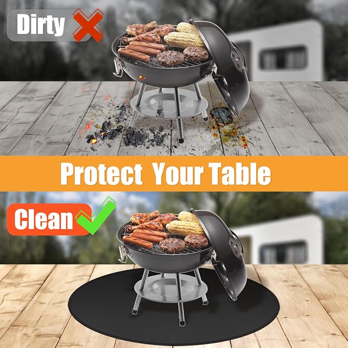23.8 in Heat Resistant Grill Mat - Image 2