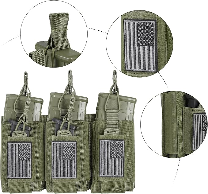 Open-Top Single/Double/Triple Molle Mag Pouch - Image 5