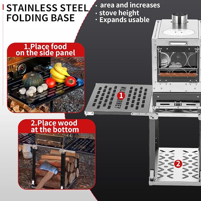Heavy Duty M8 Wood Burning Stove - Image 6