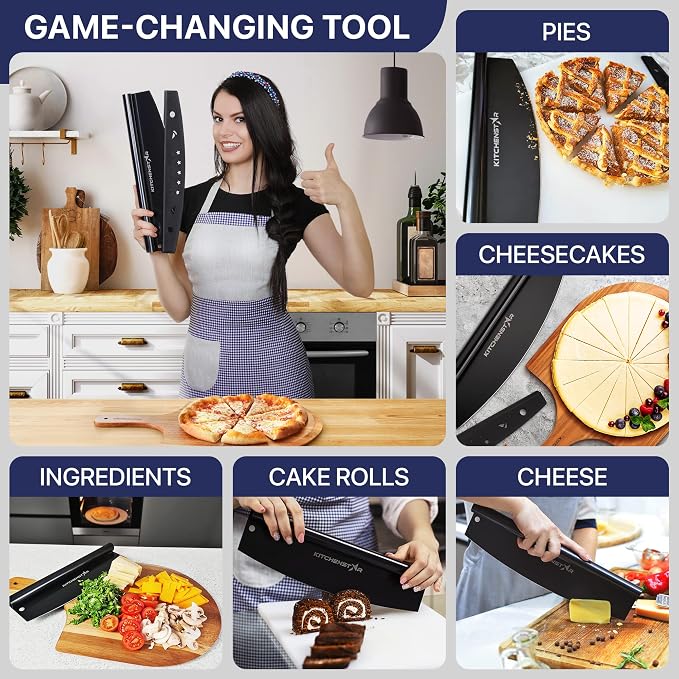 KitchenStar 16-Inch Pizza Cutter Rocker Blade - Image 7